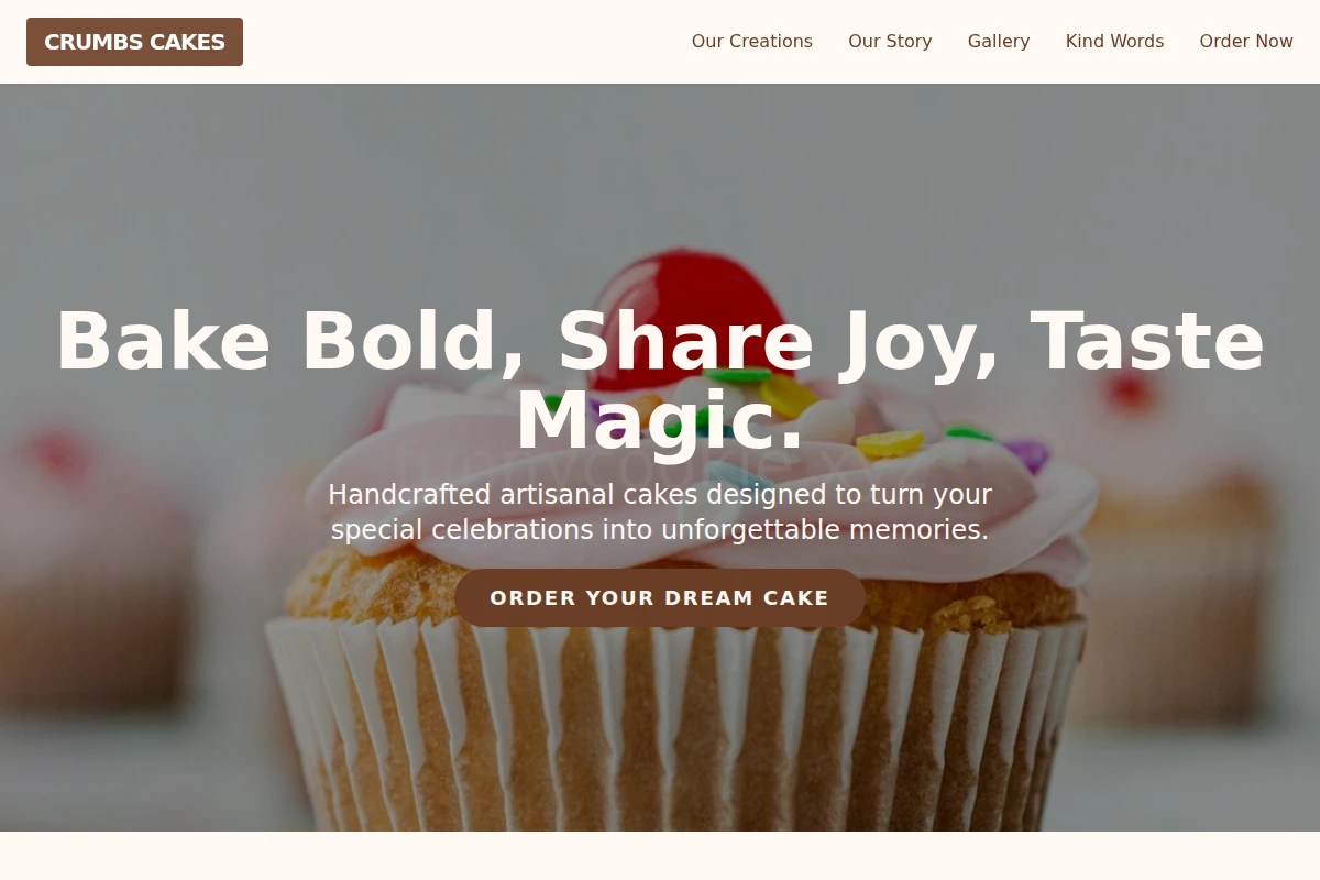 Crumbs Cakes