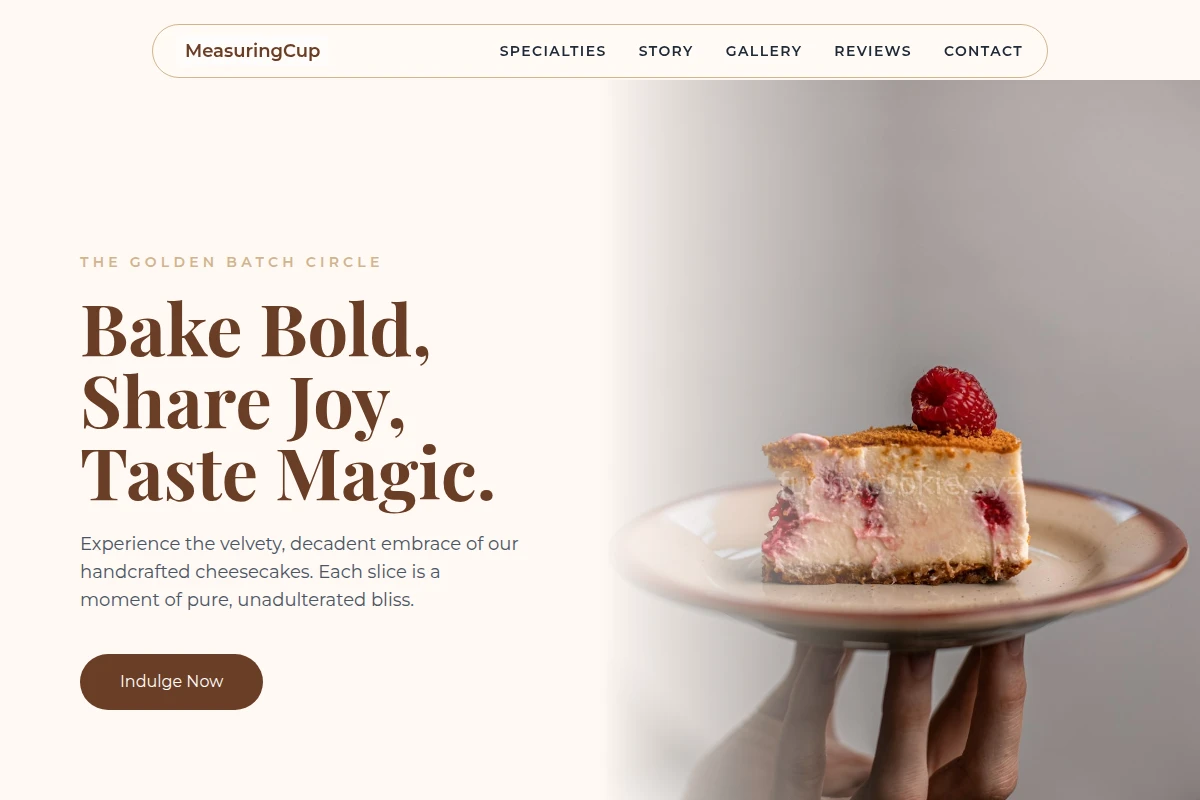 MeasuringCup Cheesecake
