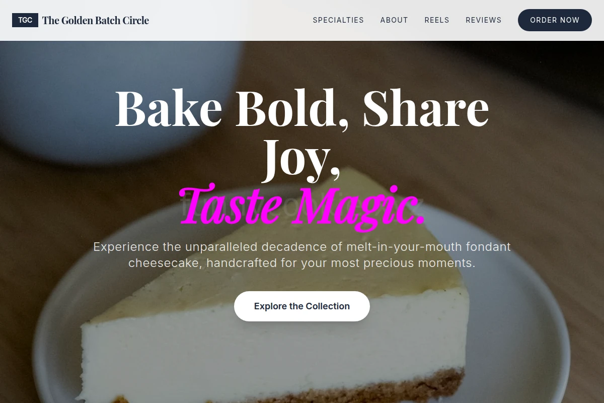 Fondant Cheesecake