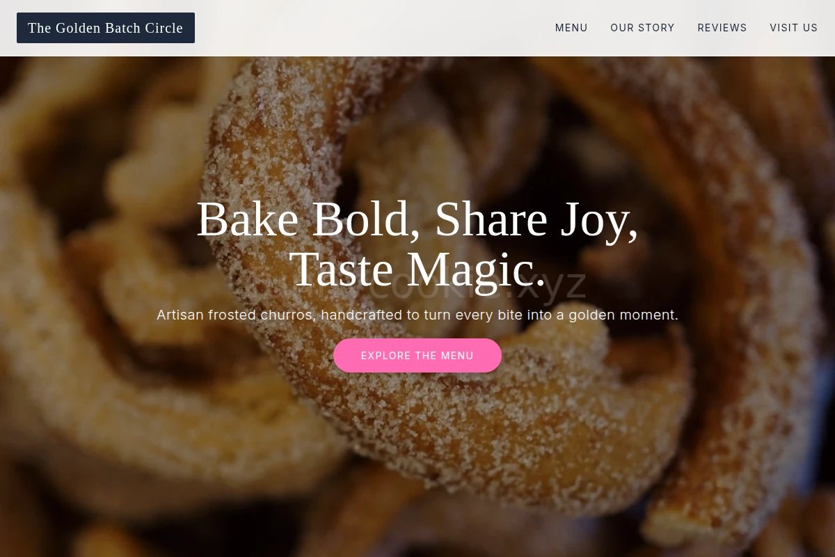 Frosting Churros