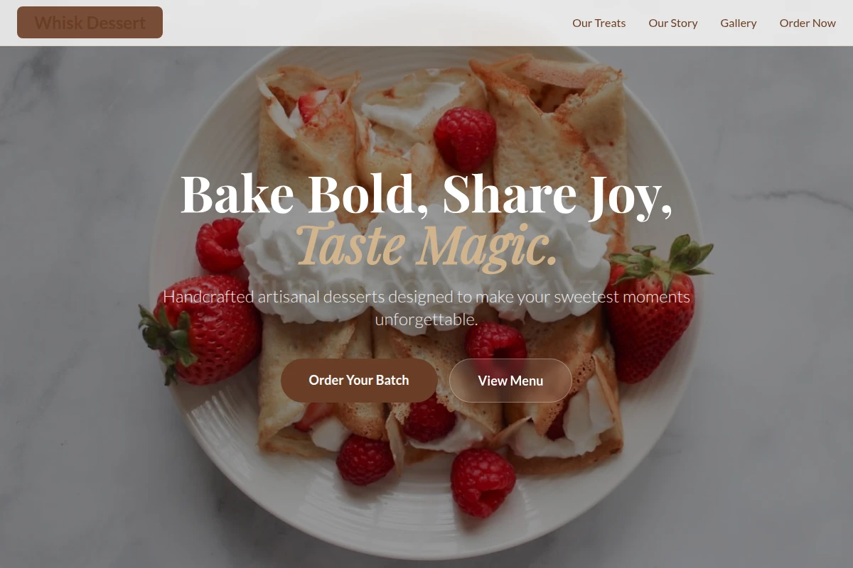Whisk Dessert