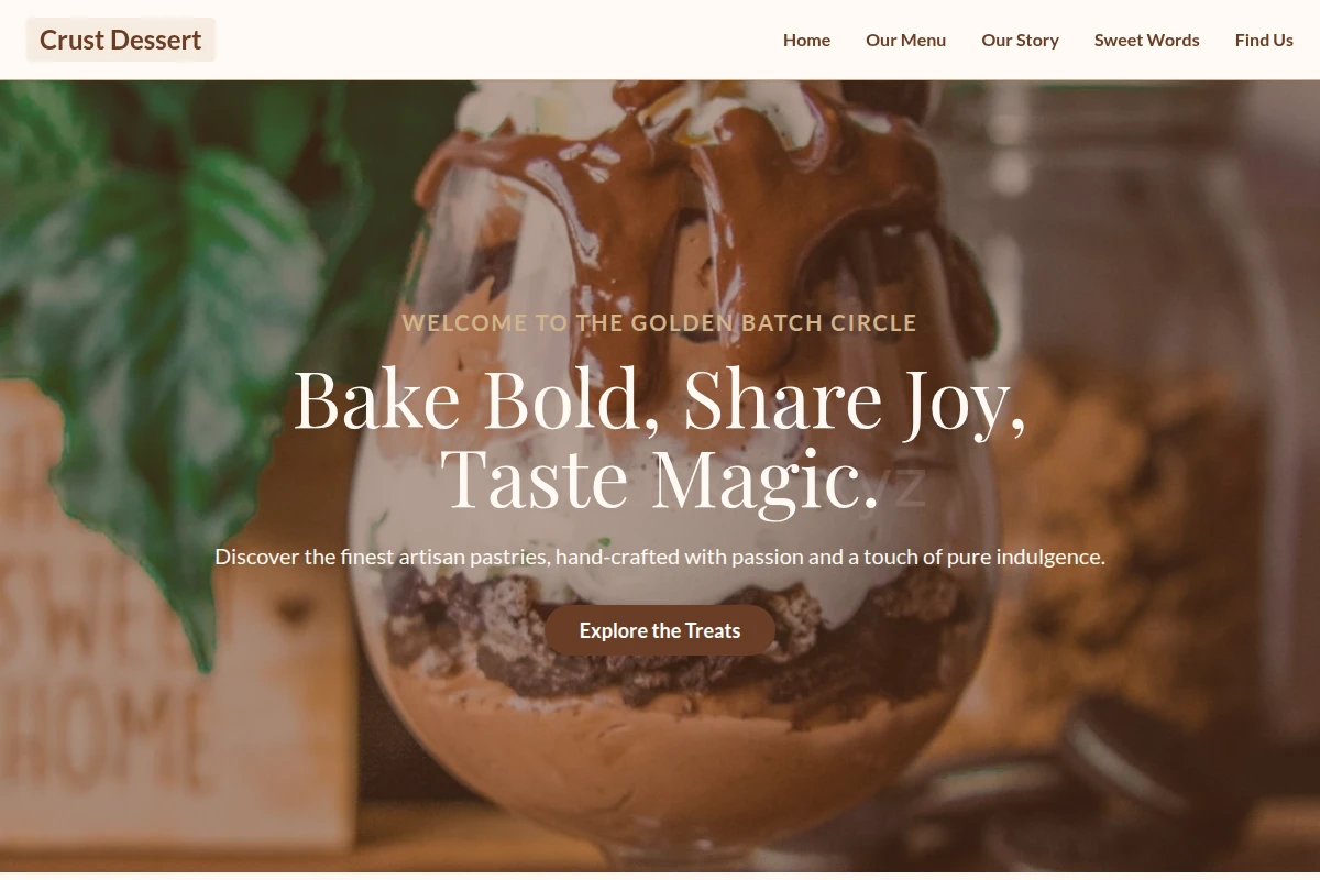 Crust Dessert