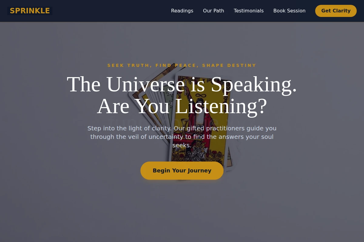 Sprinkle Psychic Fortune Telling Parlor